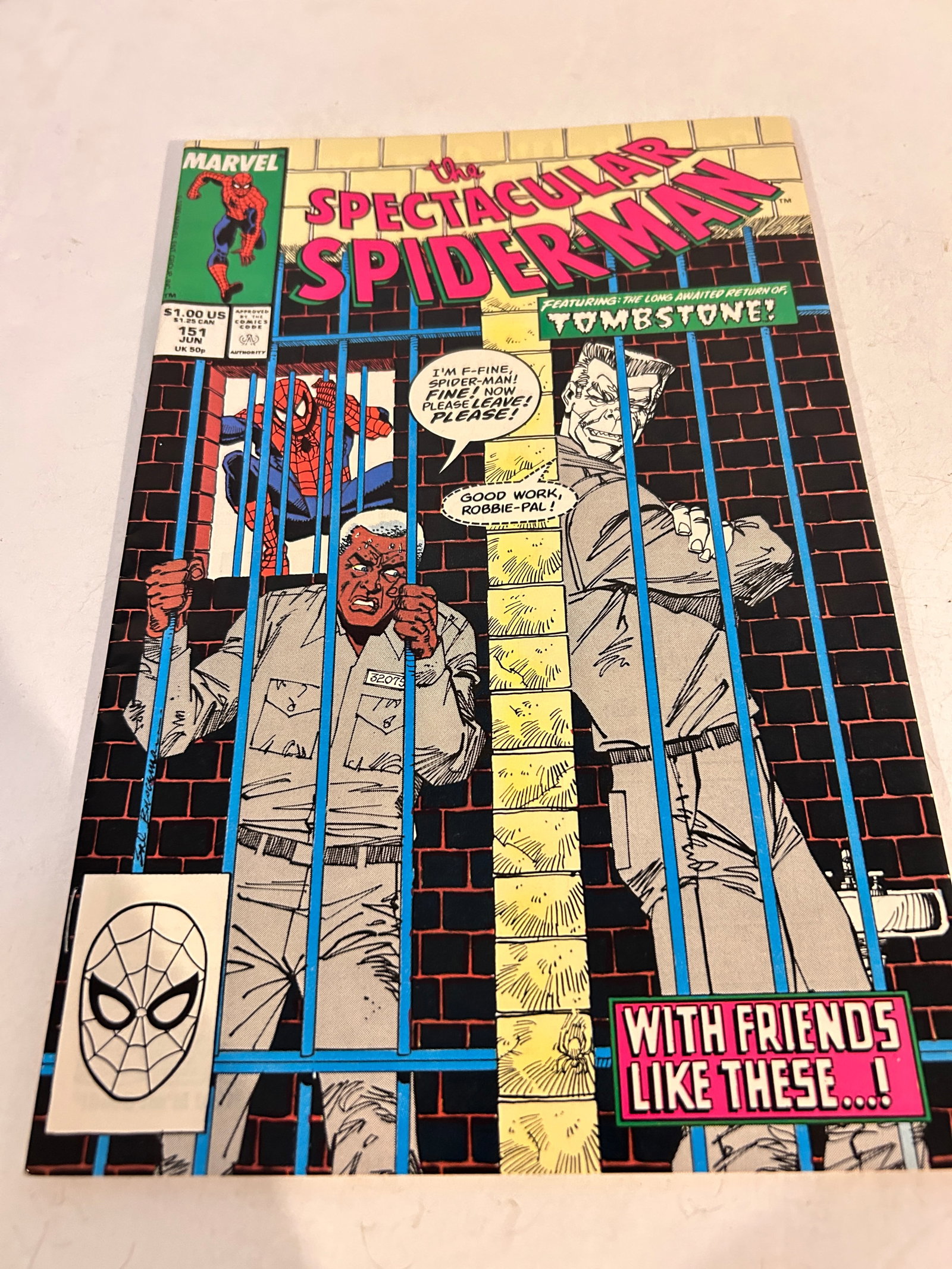 Vintage Comic Book Spectacular Spider-Man # 151: Vintage Comic Book Spectacular Spider-Man # 151 Please view all photos as they are part of the description and condition of this Item, Feel free to contact me with questions or picture requests! Used 