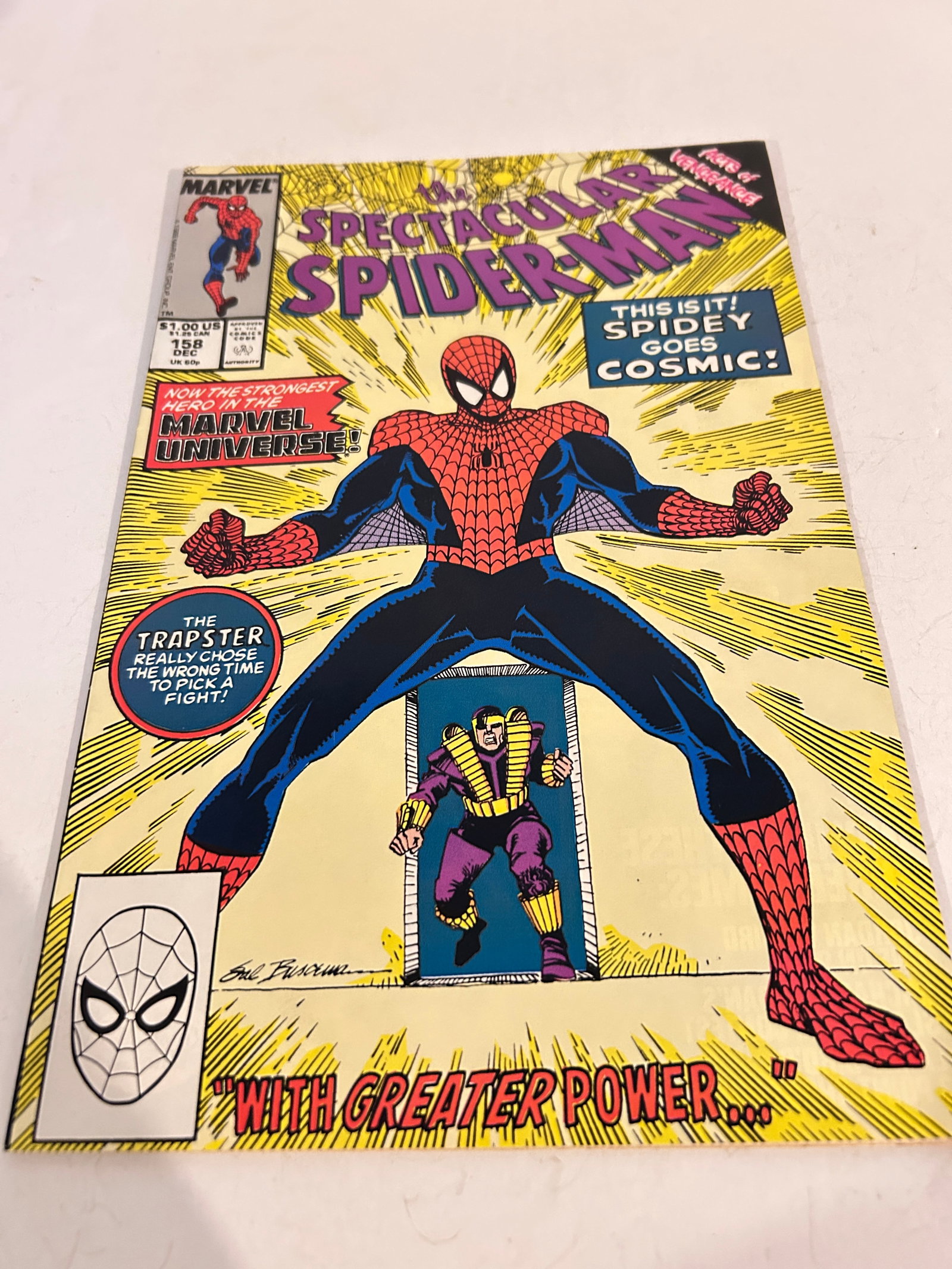 Vintage Comic Book Spectacular Spider-Man # 158: Vintage Comic Book Spectacular Spider-Man # 158 Please view all photos as they are part of the description and condition of this Item, Feel free to contact me with questions or picture requests! Used 