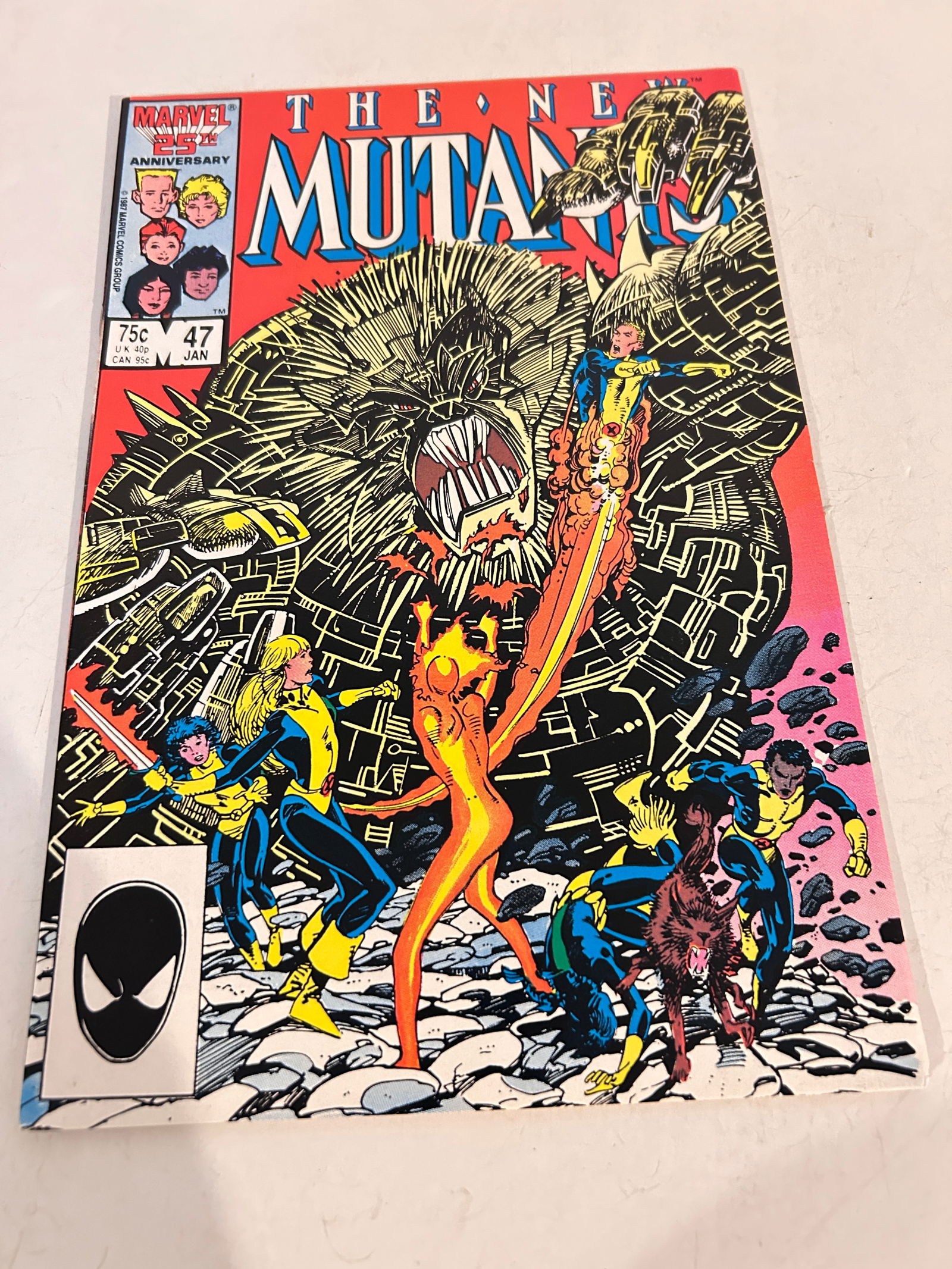 Vintage Comic Book  The New Mutants # 47 (1 of 2)