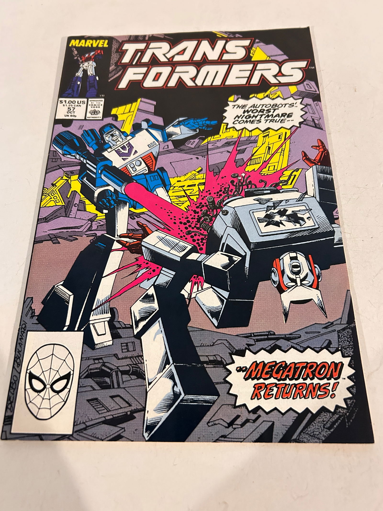 Vintage Comic Book The Transformers # 57 (1 of 2)