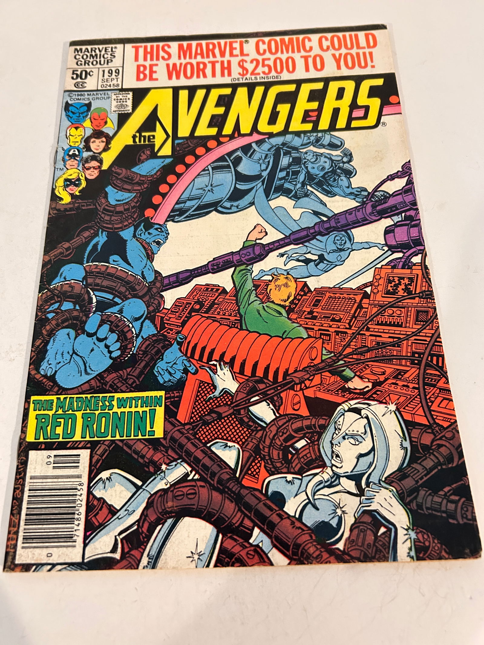 Vintage Comic Avengers # 199 (1 of 2)