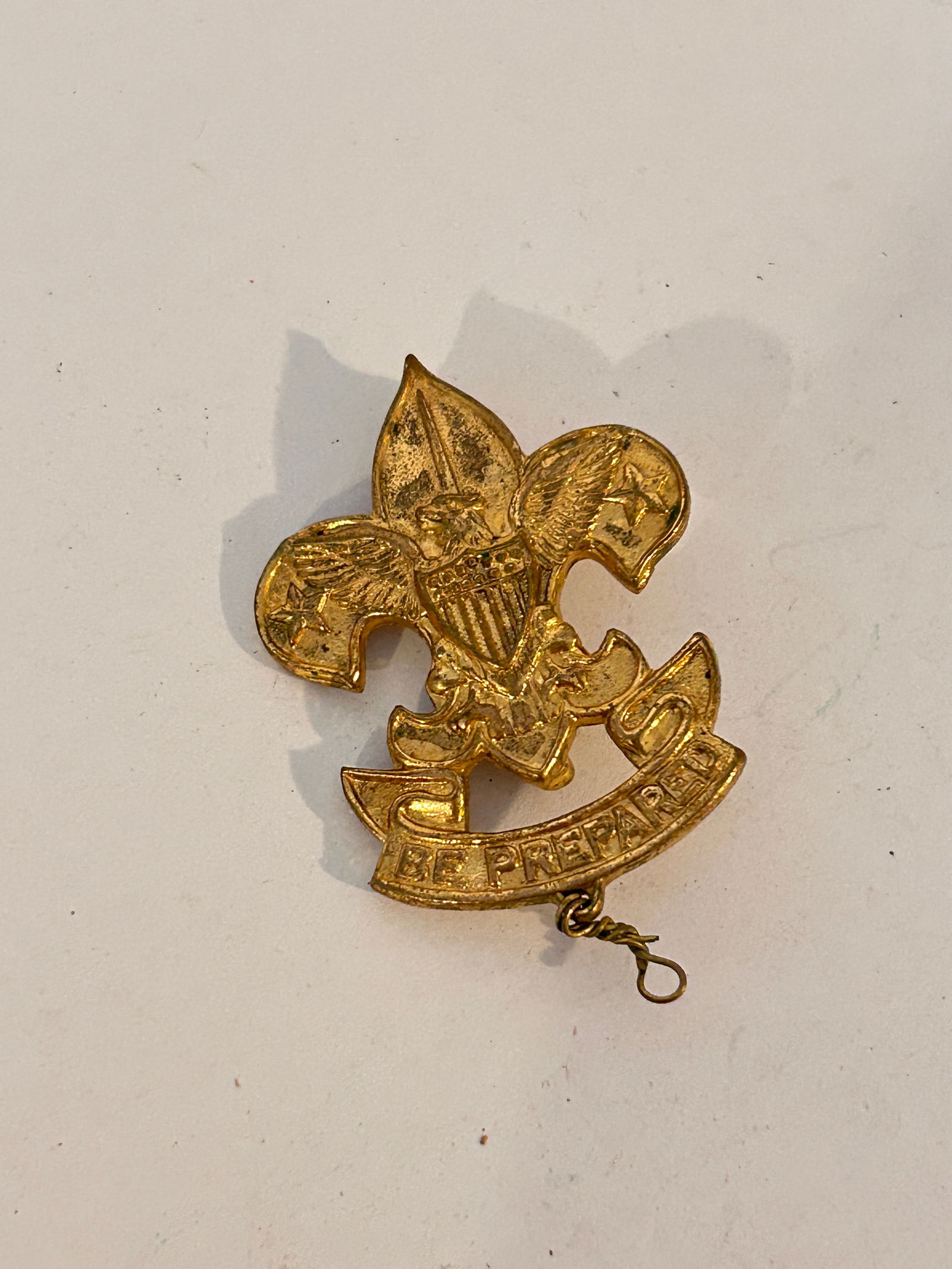 Vintage Boy Scout Pin 1st Class Be Prepared Eagle Shield Pin 1911 (1 of 4)