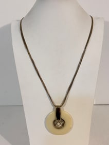 Vintage 4 strand pendant Necklace 36"