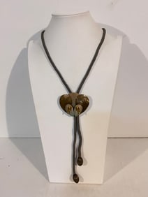 Vintage Bolo tie Necklace 36"