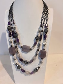 Vintage Chicos Amethyst Necklace