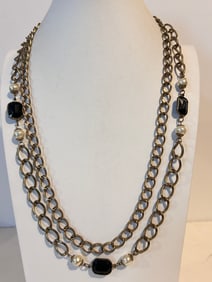 Vintage gold tone Necklace 26"