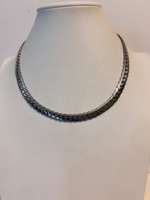 Vintage Stainless Steel heavy chain Necklace 16"