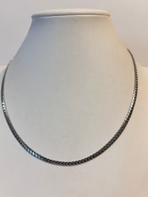 Vintage Stainless Steel chain Necklace 18"