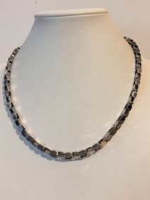 Vintage Stainless Steel chain Necklace 19"