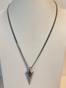 Vintage Bico Australia Stainless steel pendant Necklace for Men 23"