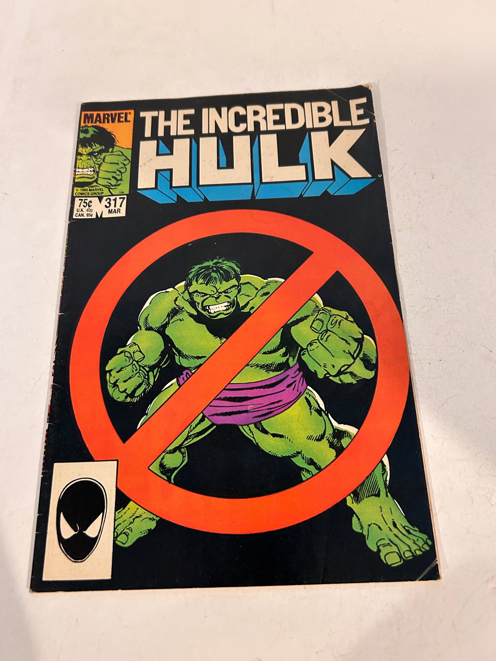 Vintage Comic Book Incredible Hulk # 317: Vintage Comic Book Incredible Hulk # 317 Please view all photos as they are part of the description and condition of this Item, Feel free to contact me with questions or picture requests! Used Item AS
