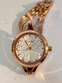 Vintage Kimio gold tone working quartz Watch KW532S-RG