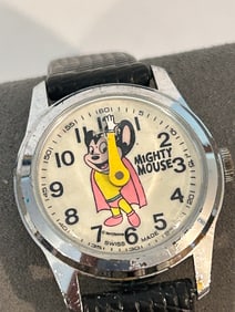 Vintage Mighty Mouse mech not working terry toons Watch 23
