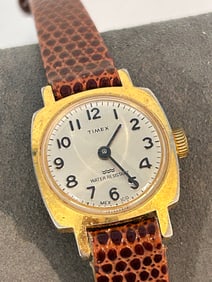 Vintage Timez mech working leather Watch