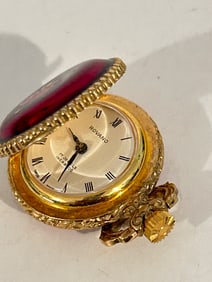 Vintage Rovano 17 jewels mech working Watch Pendant