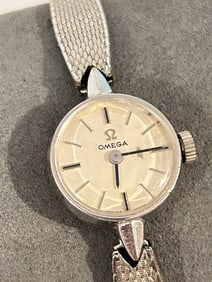 Omega Vintage working mech 1950's Ladies Vintage Swiss gold filled Watch inscribe on back