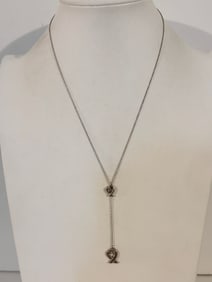 Tiffany & Co Paloma Picasso Sterling Silver Double adjustable Loving Heart 20"