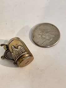 Vintage 800 Silver Frankfurt Germany Mug Stein Pendant