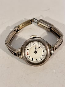 Vintage Sterling Silver working mech Watch