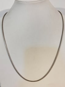 Vintage Sterling Silver Boma Italy Necklace 22"