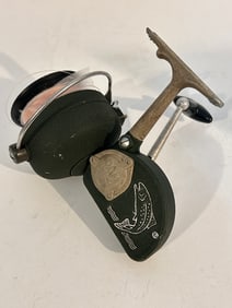 Vintage Quick Super Dam Berlin working Fishing Reel