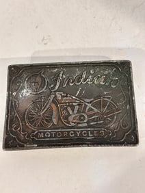 Vintage Indian Motorcycles Belt Buckle