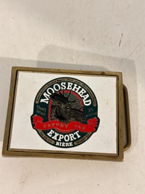 Vintage Moosehead Export 1983 Belt Buckle