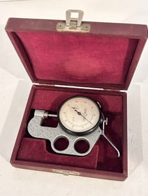 Scherr Tumico Precision Dial Thickness Gage .001??. Increments 0- 1