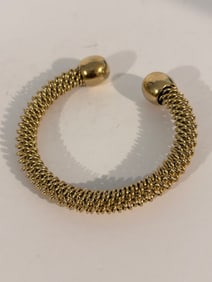 Vintage heavy bronze mesh Bracelet 7"