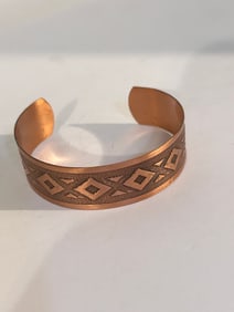 Vintage Copper Health Bracelet 7"