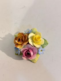 Vintage Artone Bone China floral Brooch