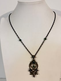 Vintage Sweet Romance Swarovski Crystal Necklace 20"