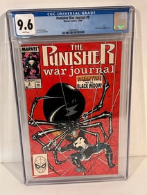 Vintage Comic Book The Punisher #9 CGC 9.6 War Journal