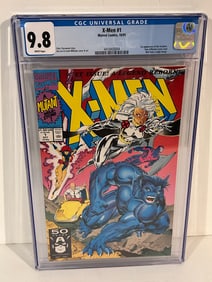 Vintage Comic Book X-MEN #1 1991 CGC 9.8 - Jim Lee - Chris Claremont - Storm and Beast
