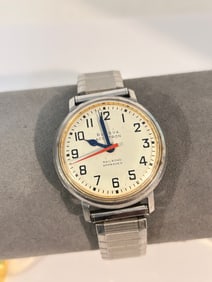 Vintage 1969 BULOVA Accutron working Railroad Approved Watch Nice!!!