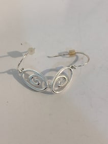 Vintage Sterling Silver dangle Earrings