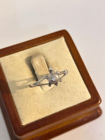 Vintage Sterling Silver Turtle Ring sz 8