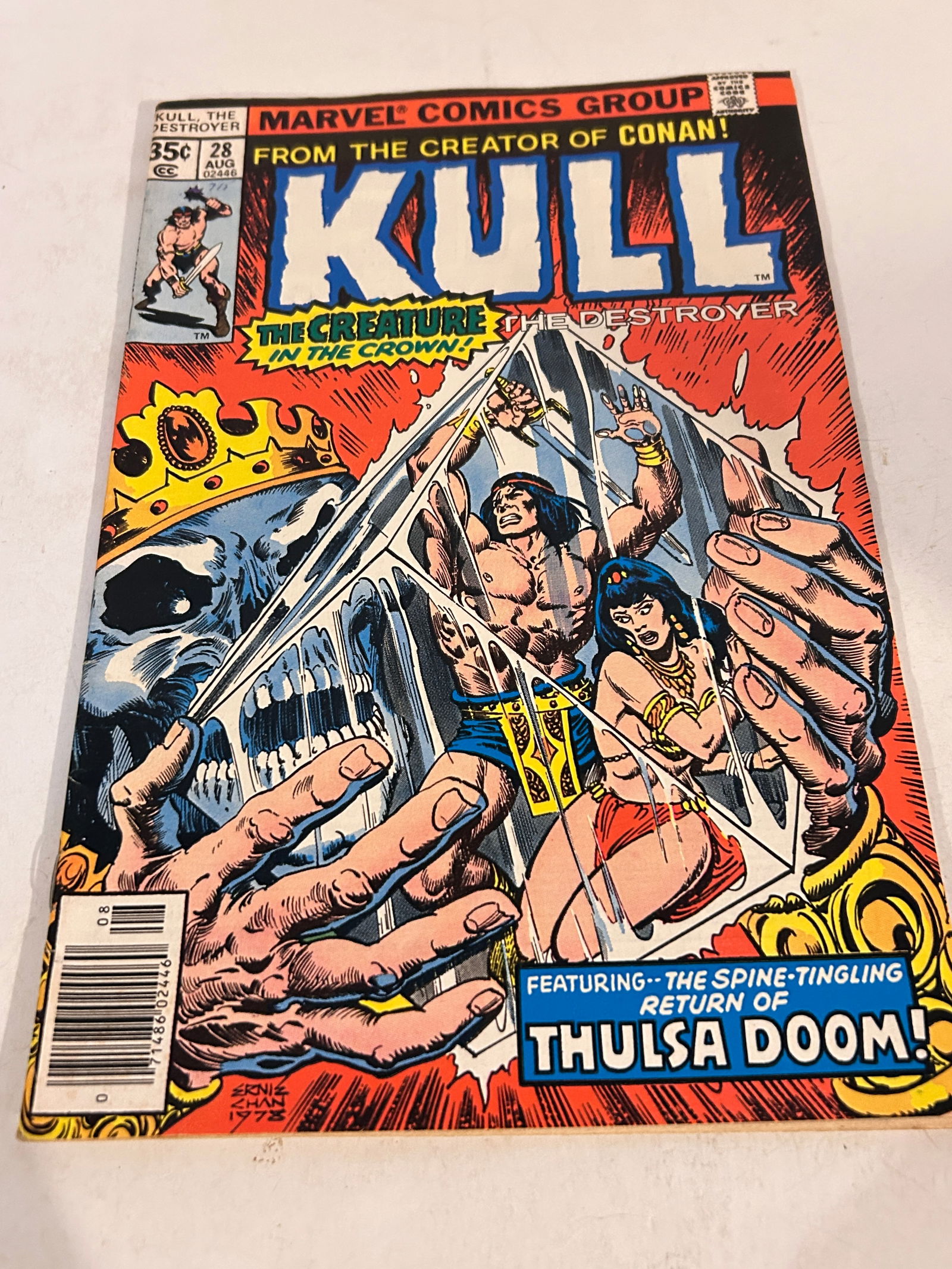Vintage Comic Book Kull # 28 the destroyer (1 of 2)