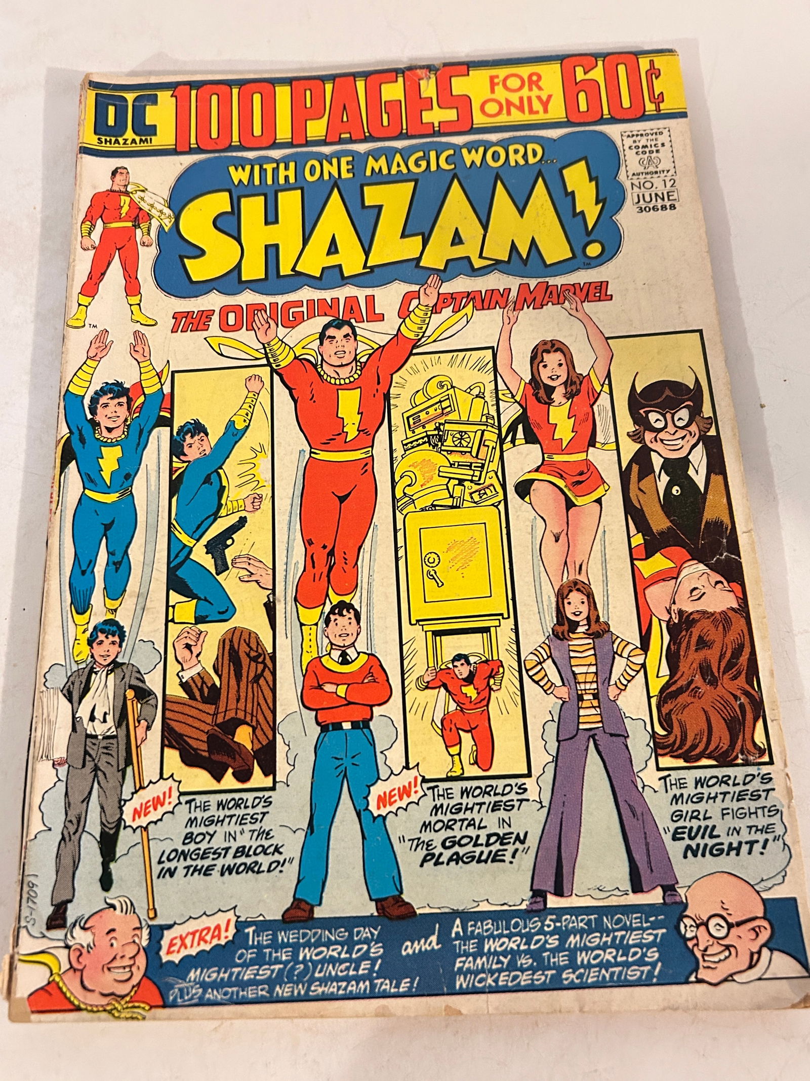 Vintage Comic Book Shazam # 12 100 pages (1 of 2)