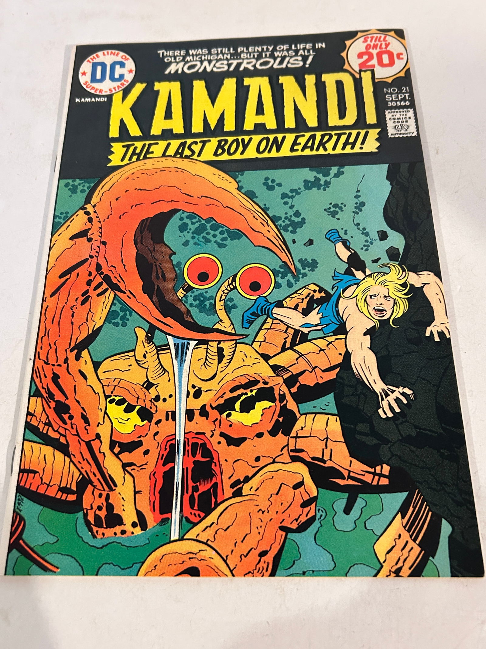 Vintage Comic Book Kamandi # 21 (1 of 2)