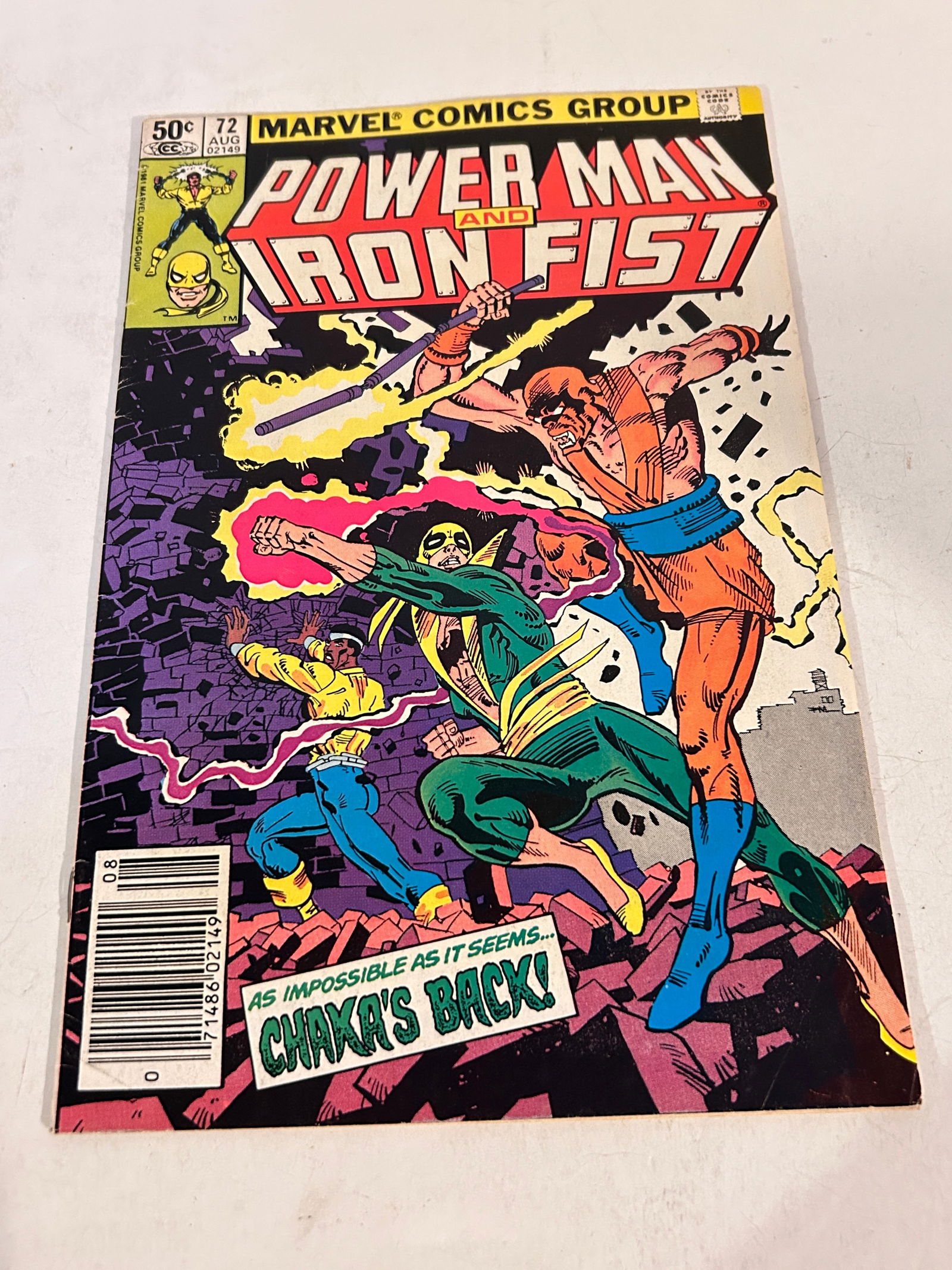 Vintage Comic Book Power Man - Iron Fist # 72 (1 of 2)