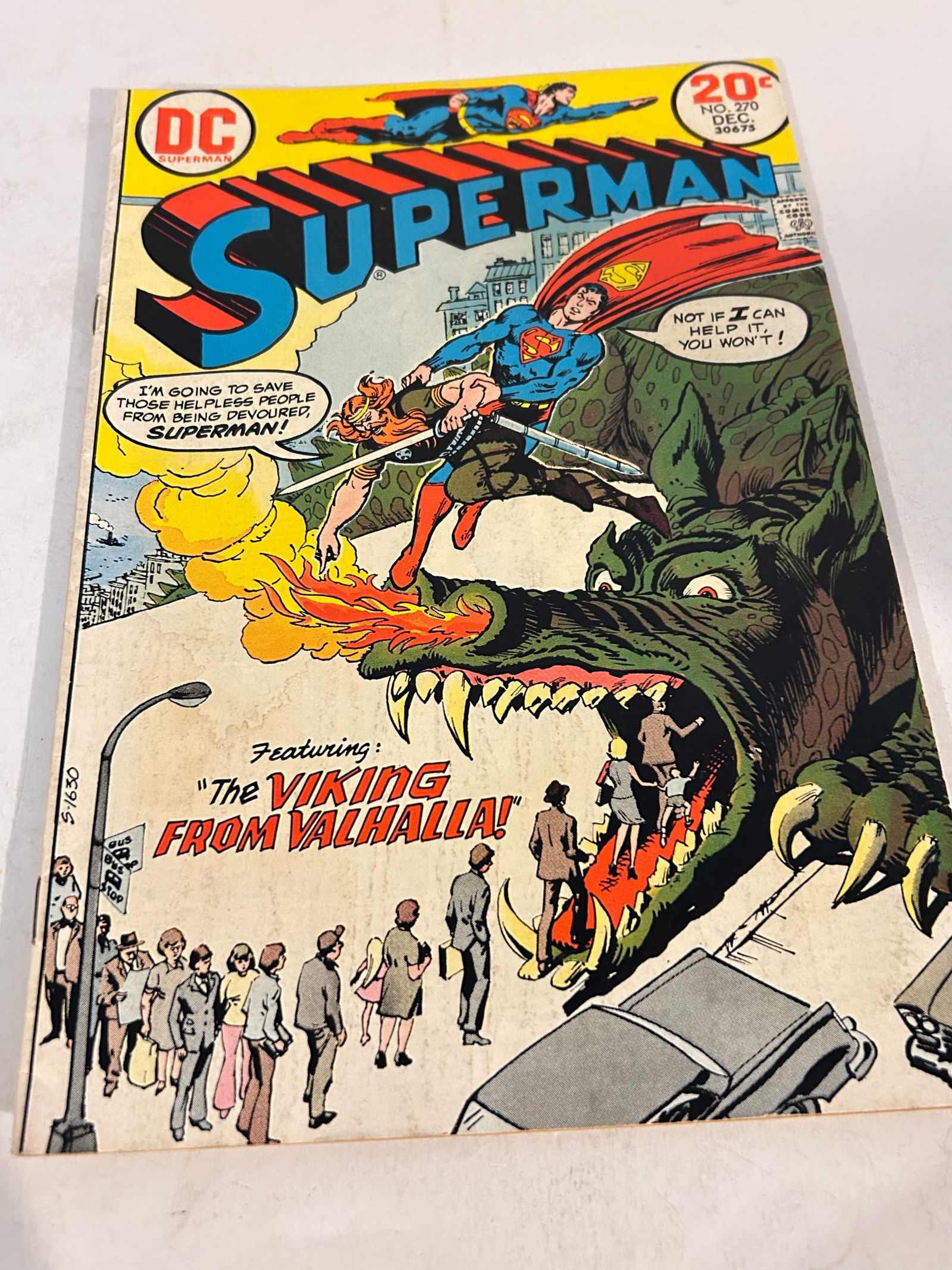 Vintage Comic Book Superman # 270: Vintage Comic Book Superman # 270 Please view all photos as they are part of the description and condition of this Item, Feel free to contact me with questions or picture requests! Used Item AS IS