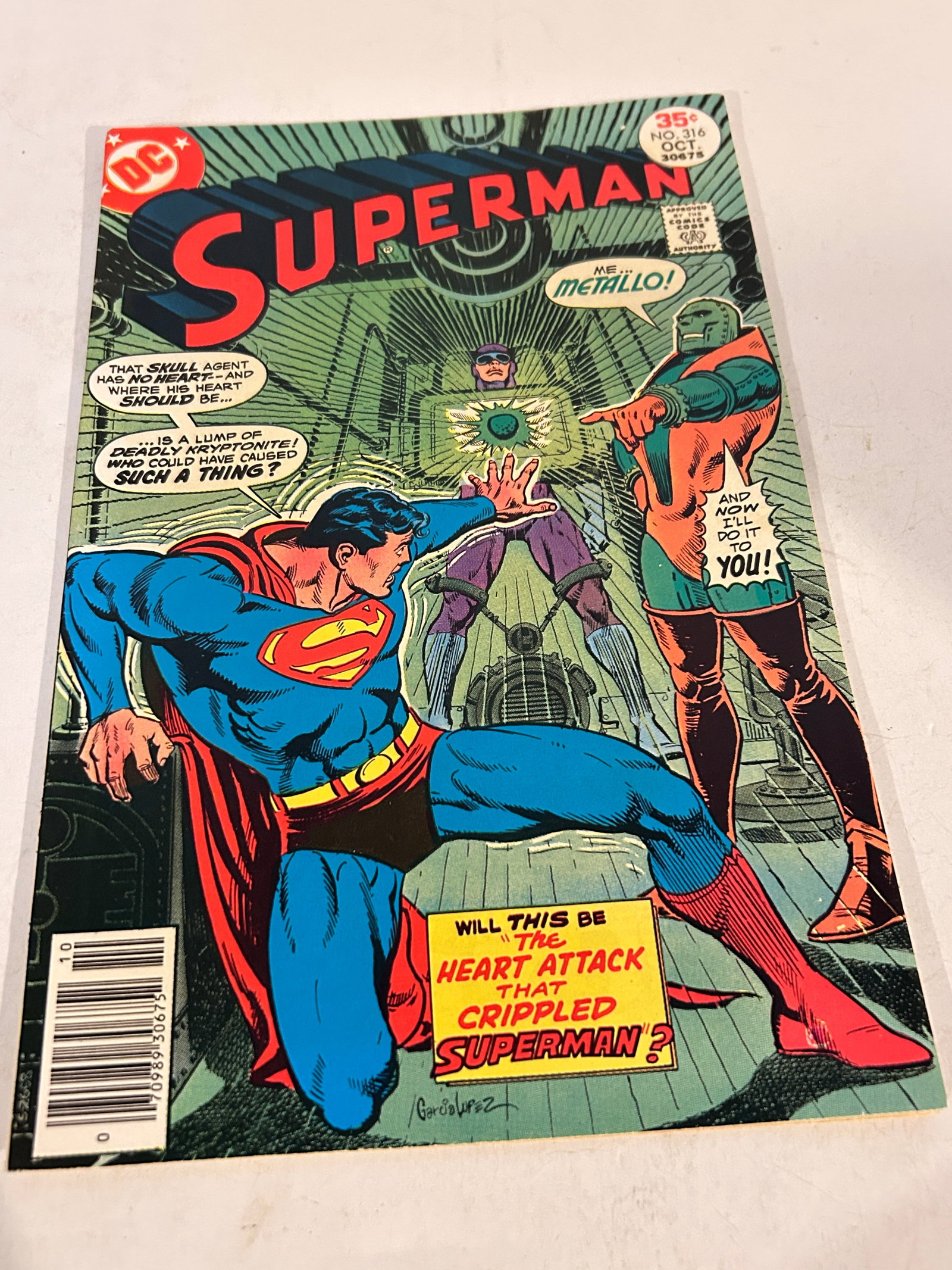 Vintage Comic Book Superman # 316: Vintage Comic Book Superman # 316 Please view all photos as they are part of the description and condition of this Item, Feel free to contact me with questions or picture requests! Used Item AS IS