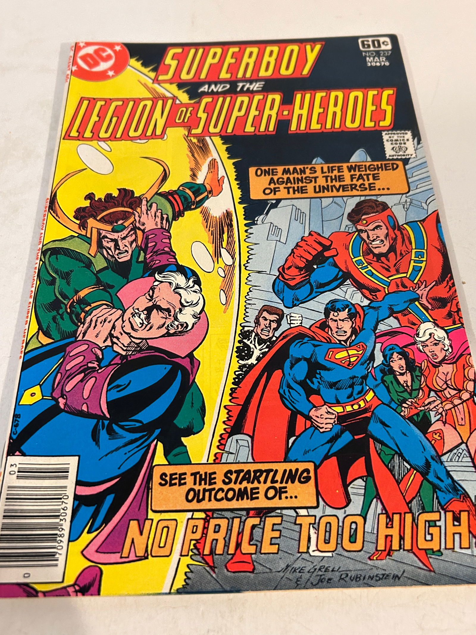 Vintage Comic Book Super Boy # 237    Legion of Super-Heroes (1 of 2)