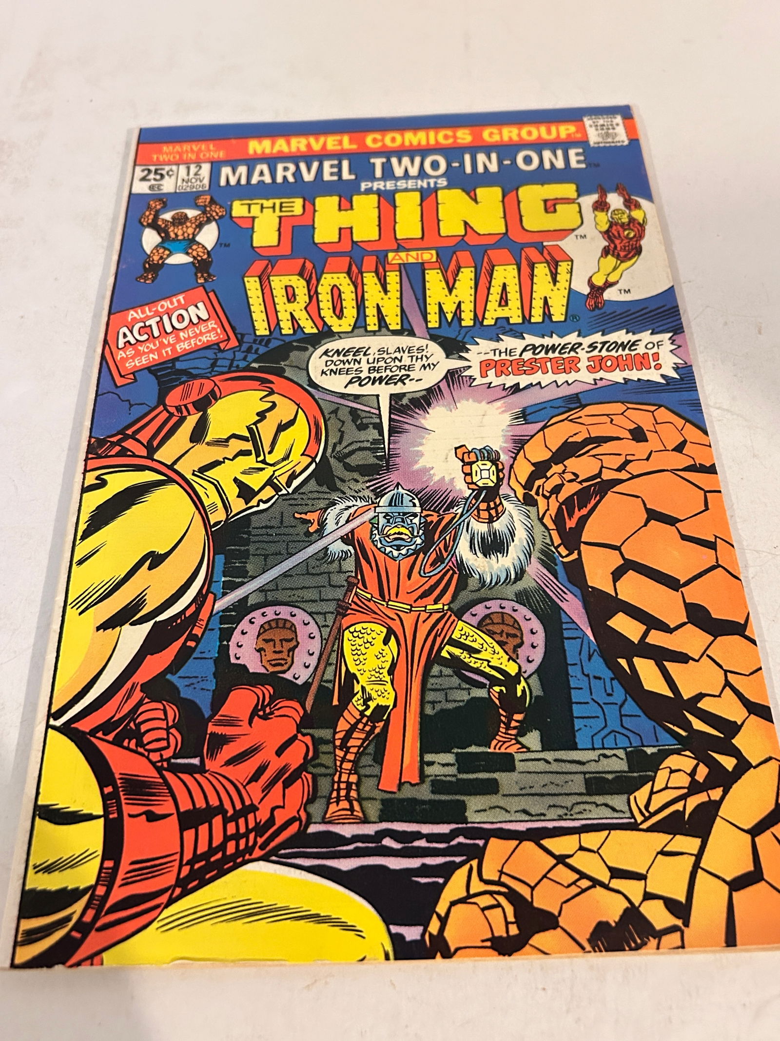 Vintage Comic Book Marvel Two-in-One # 12 (1 of 2)