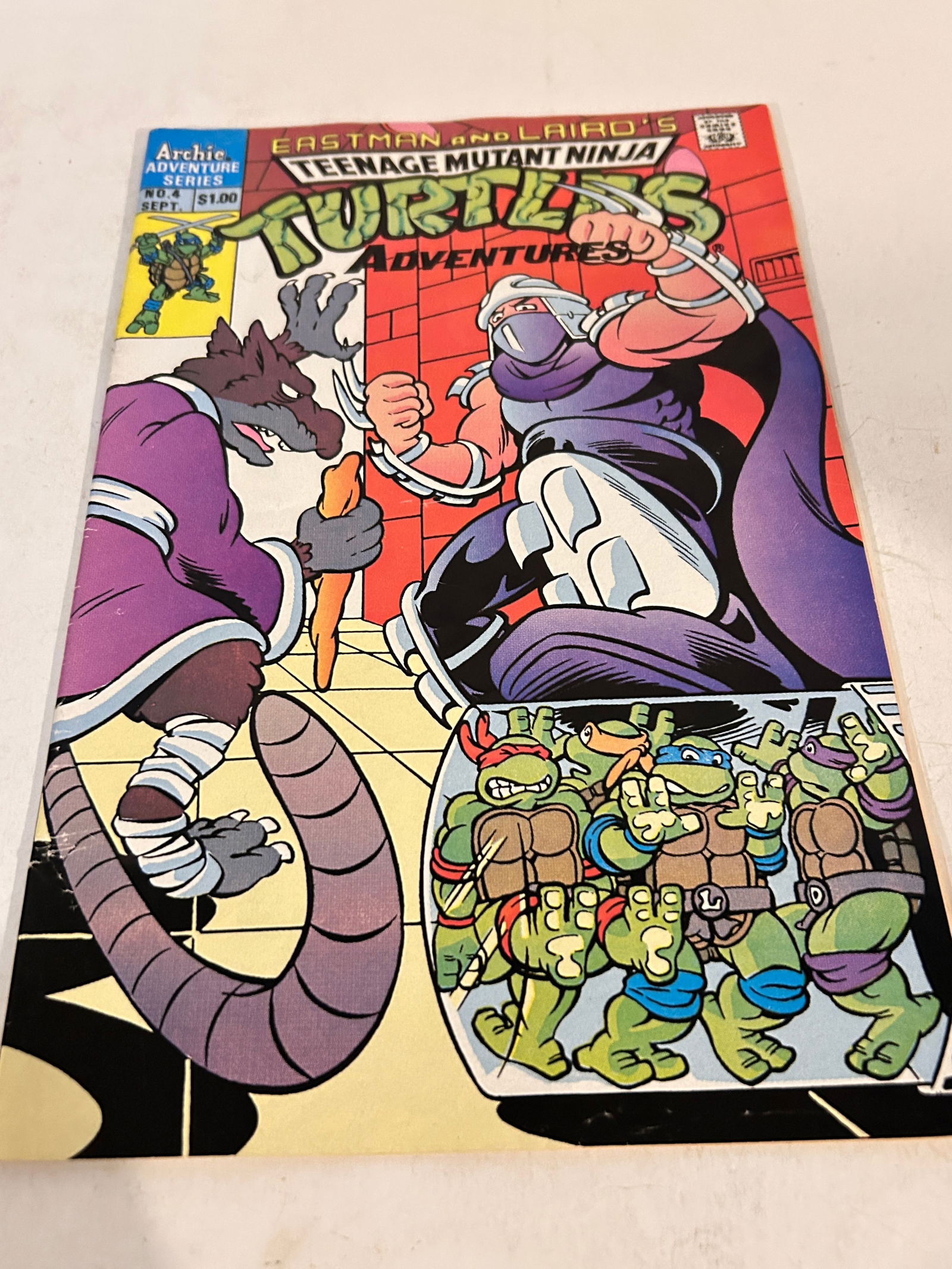 Vintage Comic Book Teenage Mutant Ninja Turtles # 4 (1 of 2)