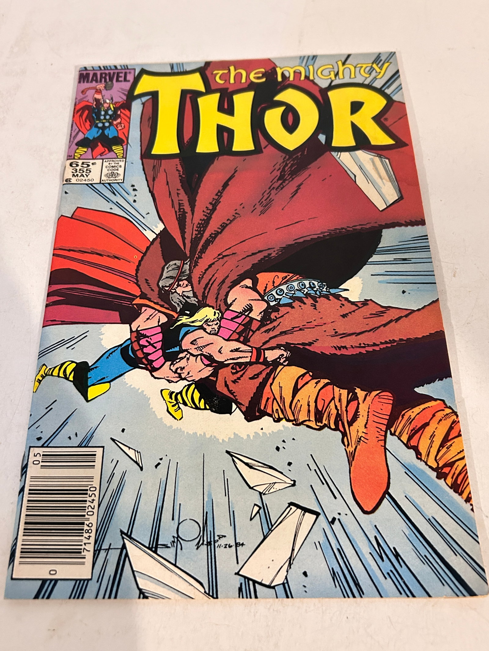 Vintage Comic Book The Mighty Thor # 355: Vintage Comic Book The Mighty Thor # 355 Please view all photos as they are part of the description and condition of this Item, Feel free to contact me with questions or picture requests! Used Item AS