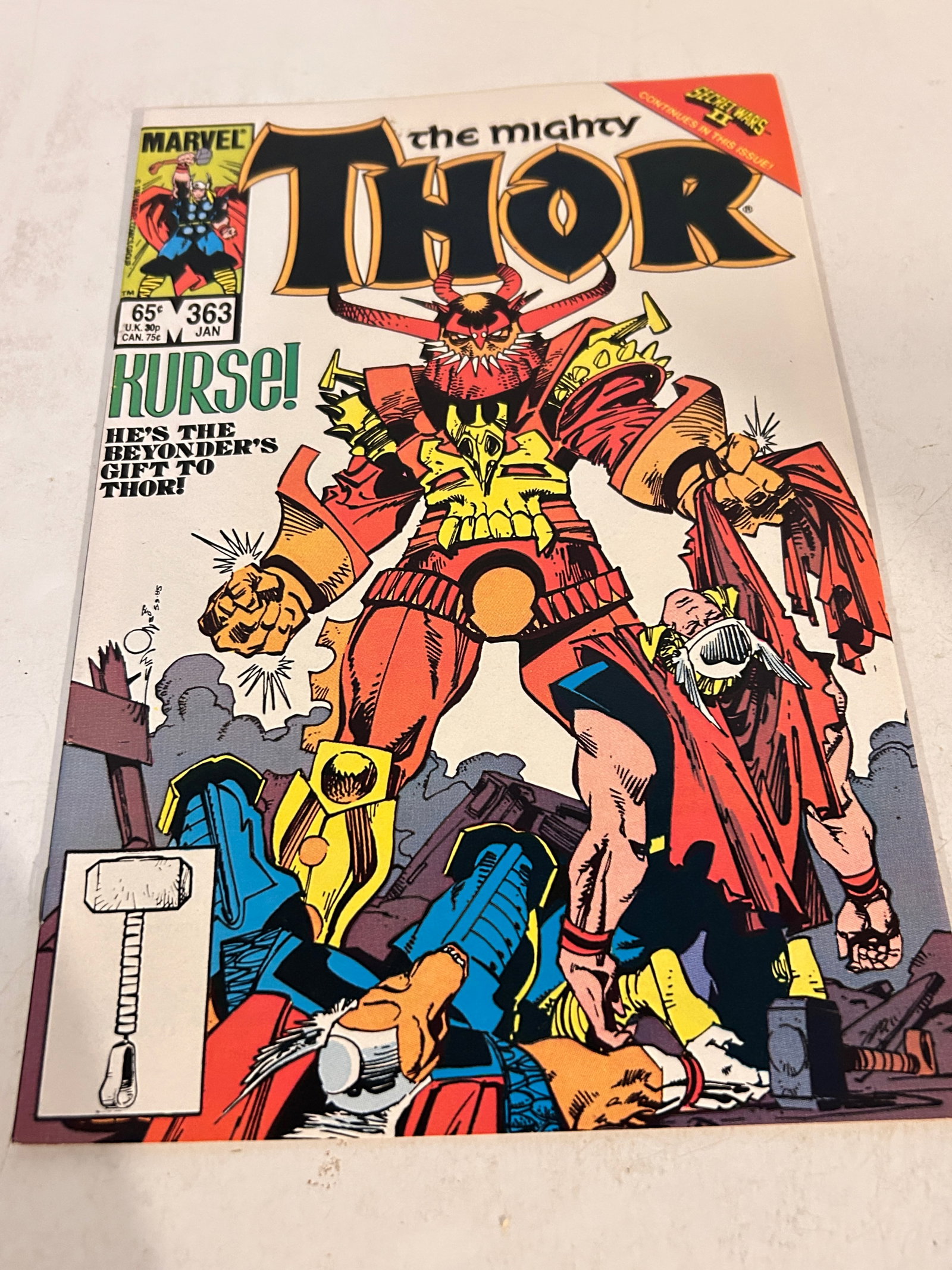 Vintage Comic Book The Mighty Thor # 363: Vintage Comic Book The Mighty Thor # 363 Please view all photos as they are part of the description and condition of this Item, Feel free to contact me with questions or picture requests! Used Item AS