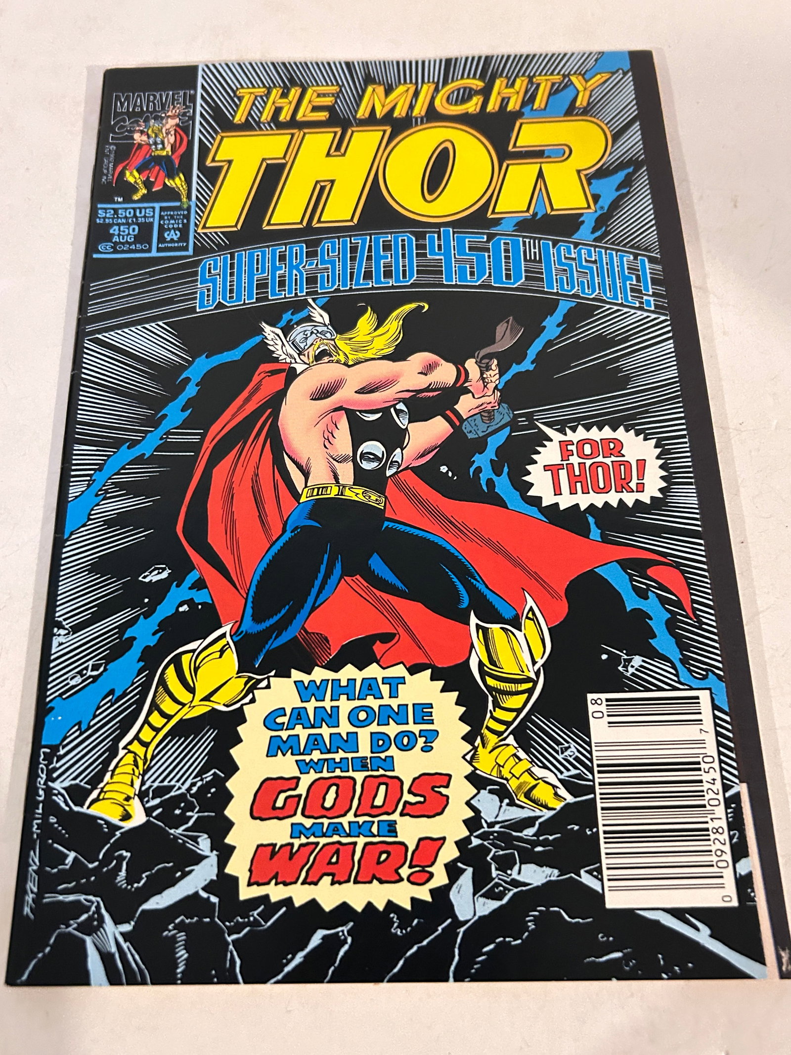 Vintage Comic Book The Mighty Thor # 450: Vintage Comic Book The Mighty Thor # 450 Please view all photos as they are part of the description and condition of this Item, Feel free to contact me with questions or picture requests! Used Item AS