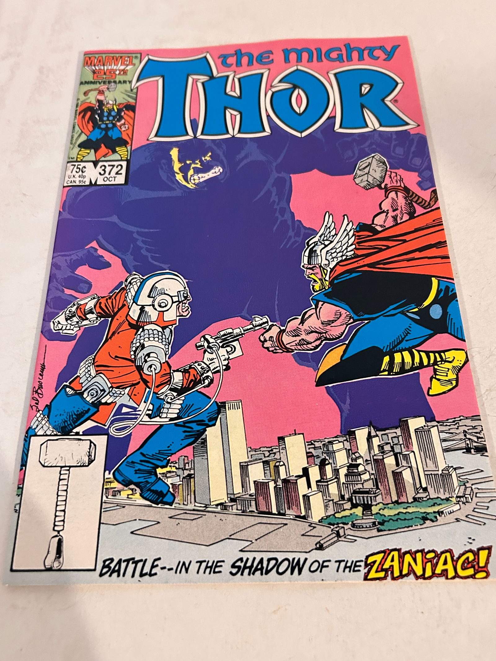 Vintage Comic Book The Mighty Thor # 372 (1 of 2)